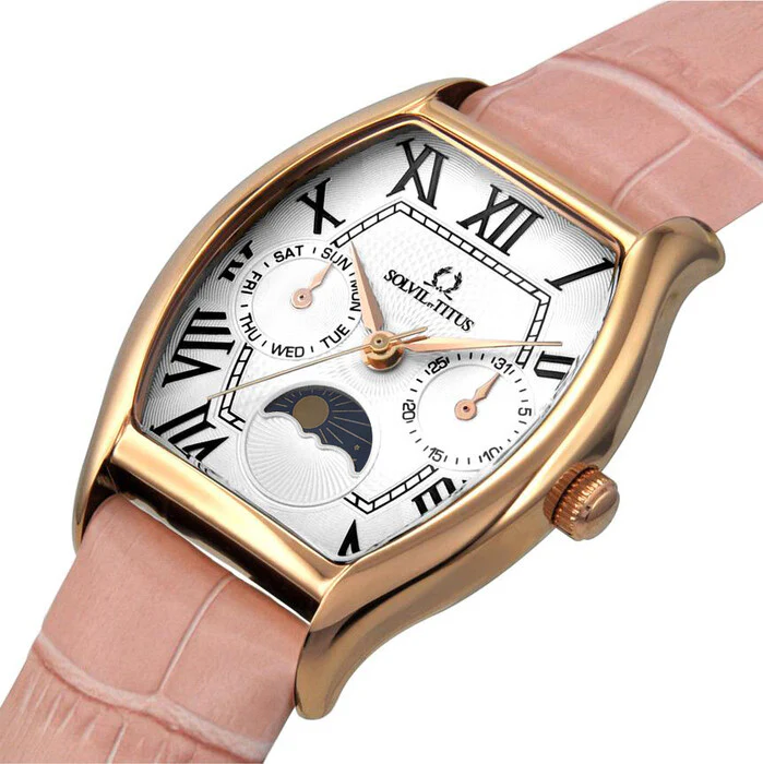 Barista Multi-Function with Day Night Indicator Quartz Leather Watch (W06-03220-004) - Image 2