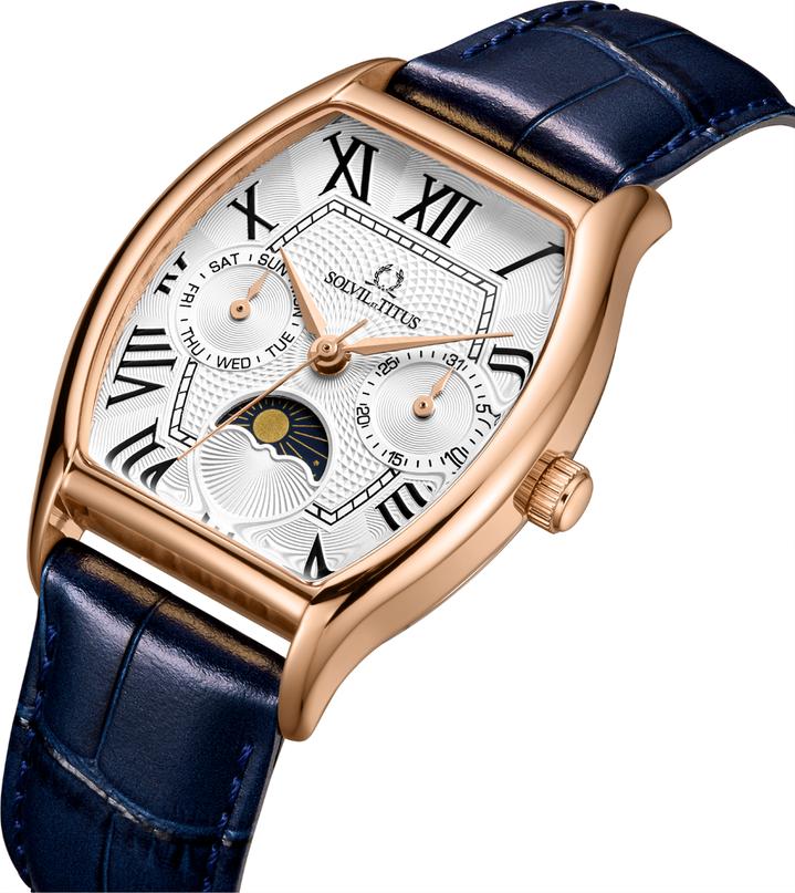 Barista Multi-Function with Day Night Indicator Quartz Leather Watch (W06-03220-010) - Image 2