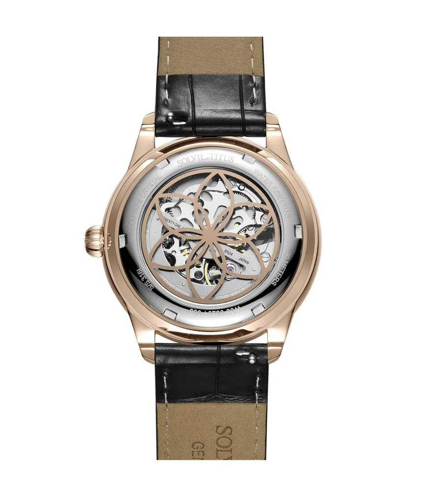 Classic 3 Hands Mechanical Skeleton Stainless Steel Watch (W06-03234-003) - Image 3