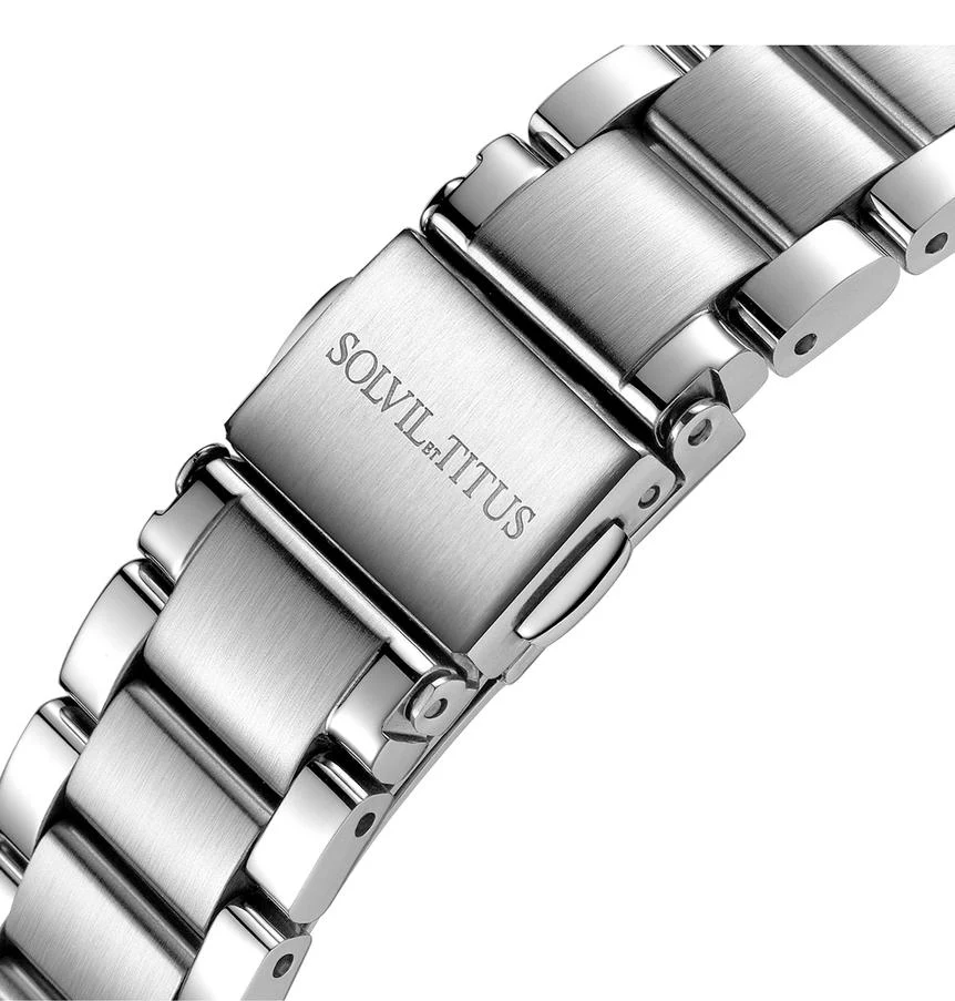 Classic 3 Hands Mechanical Skeleton Stainless Steel Watch (W06-03235-001) - Image 4