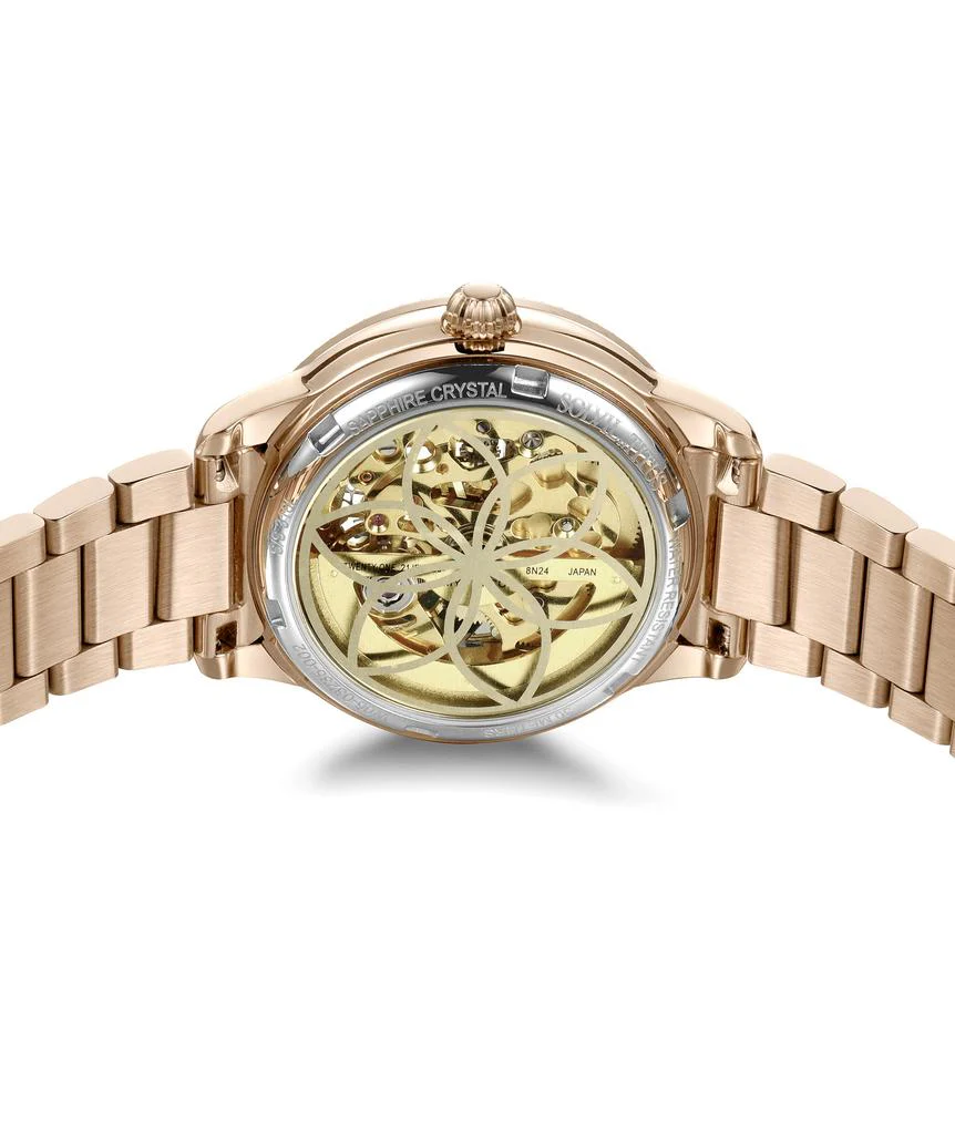 Classic 3 Hands Mechanical Skeleton Stainless Steel Watch (W06-03235-002) - Image 3