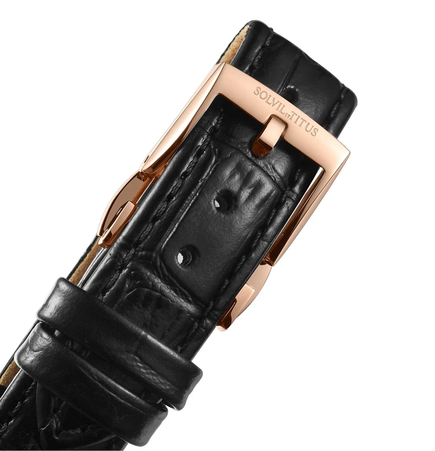 Classic 3 Hands Mechanical Skeleton Stainless Steel Watch (W06-03235-006) - Image 4
