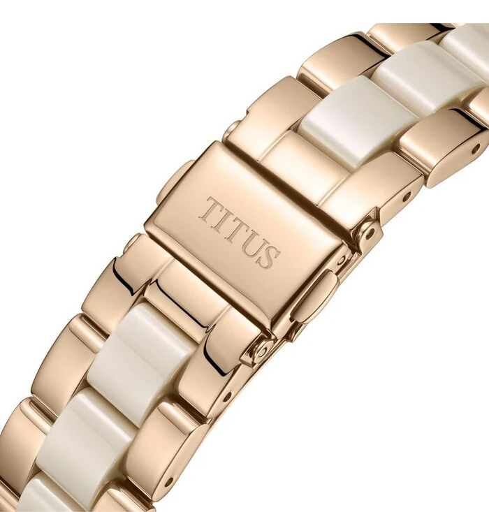 Perse Multi-Function Quartz Stainless Steel with Ceramic Watch (W06-03248-006) - Image 4