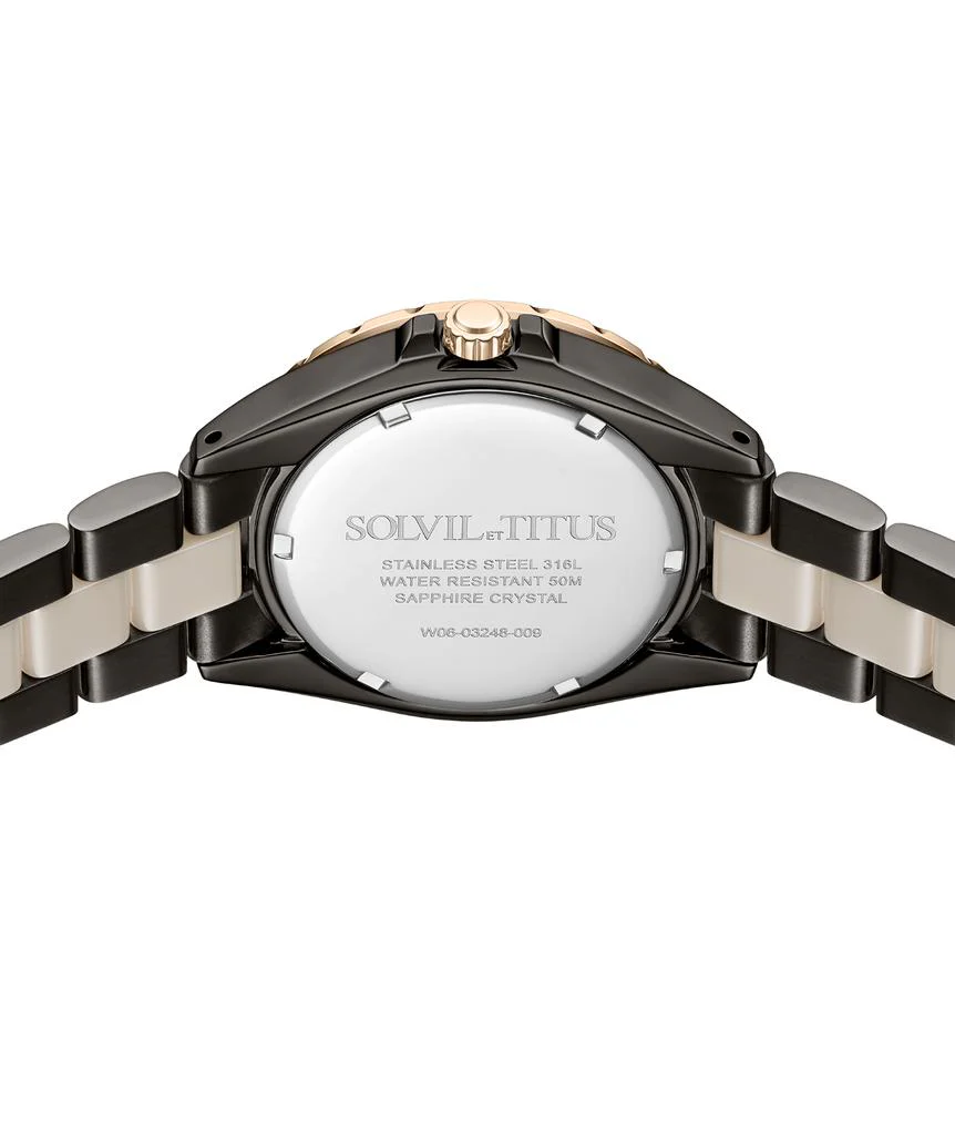 Perse Multi-Function Quartz Stainless Steel with Ceramic Watch W06-03248-009 - Image 3