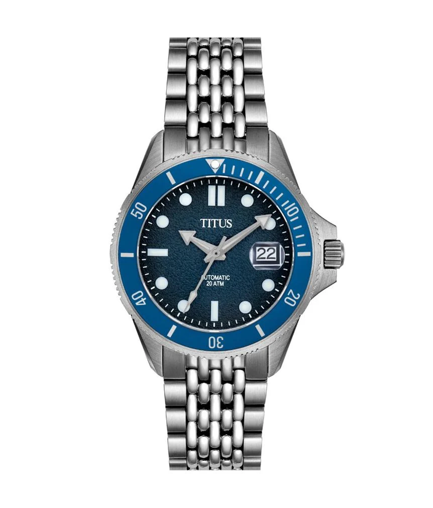 Valor 3 Hands Date Mechanical Stainless Steel Watch (W06-03250-008)