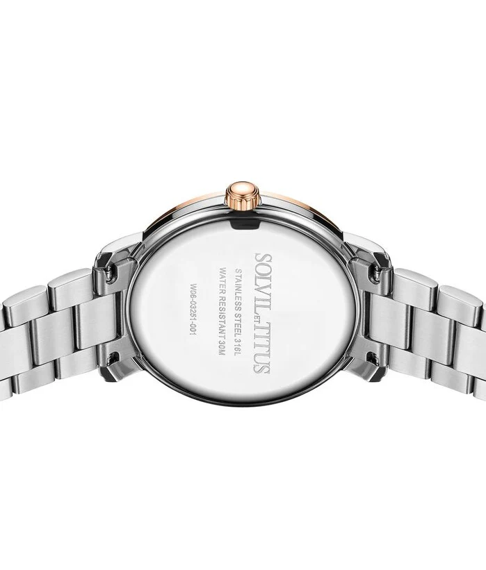 Fashionista Multi-Function Quartz Stainless Steel Watch (W06-03251-001) - Image 3