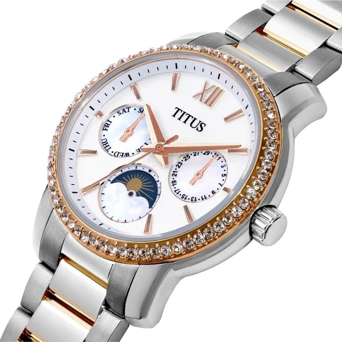 Devot Multi-Function with Day Night Indicator Quartz Stainless Steel Watch (W06-03262-002) - Image 2