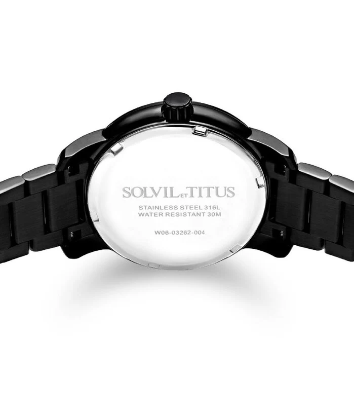 Devot Multi-Function with Day Night Indicator Quartz Stainless Steel Watch (W06-03262-004) - Image 3
