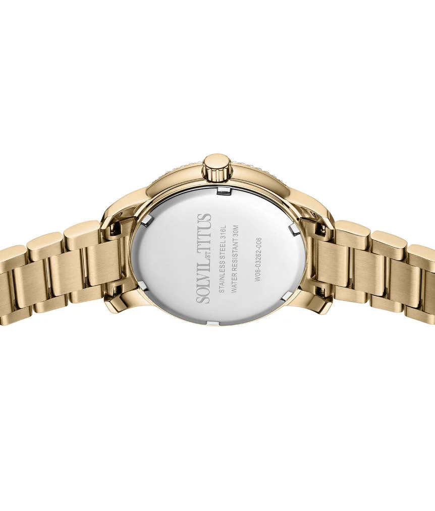 Devot Multi-function Day & Night Quartz Stainless Steel Watch  W06-03262-006 - Image 3
