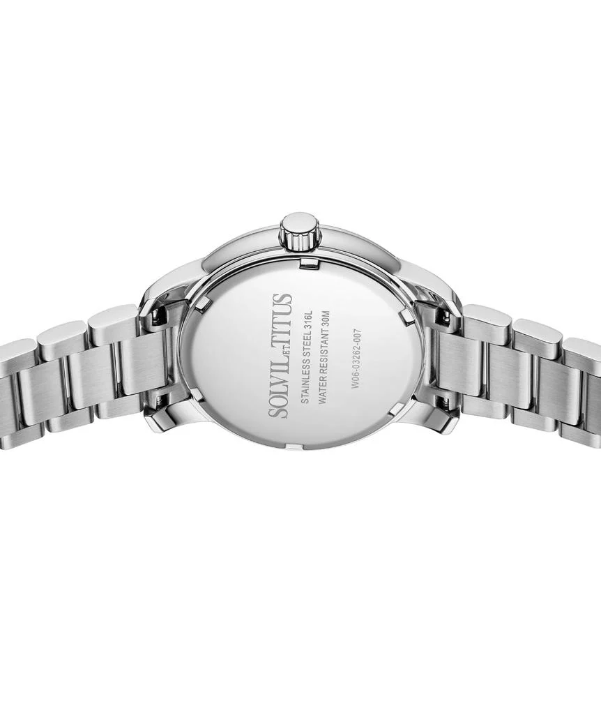 Devot Multi-function Day & Night Quartz Stainless Steel Watch  W06-03262-007 - Image 3