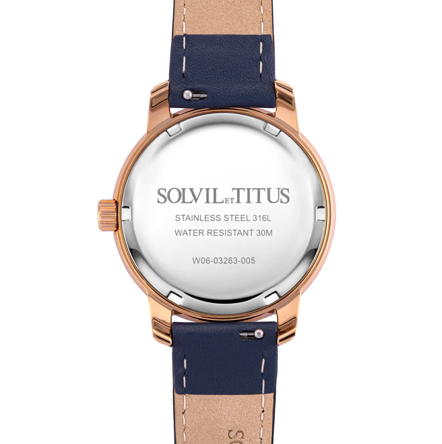 Devot Multi-Function with Day Night Indicator Quartz Leather Watch W06-03263-005 - Image 3