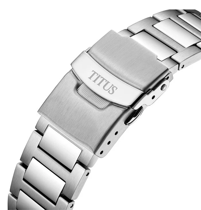 Modernist Chronograph Quartz Stainless Steel Watch (W06-03265-004) - Image 4