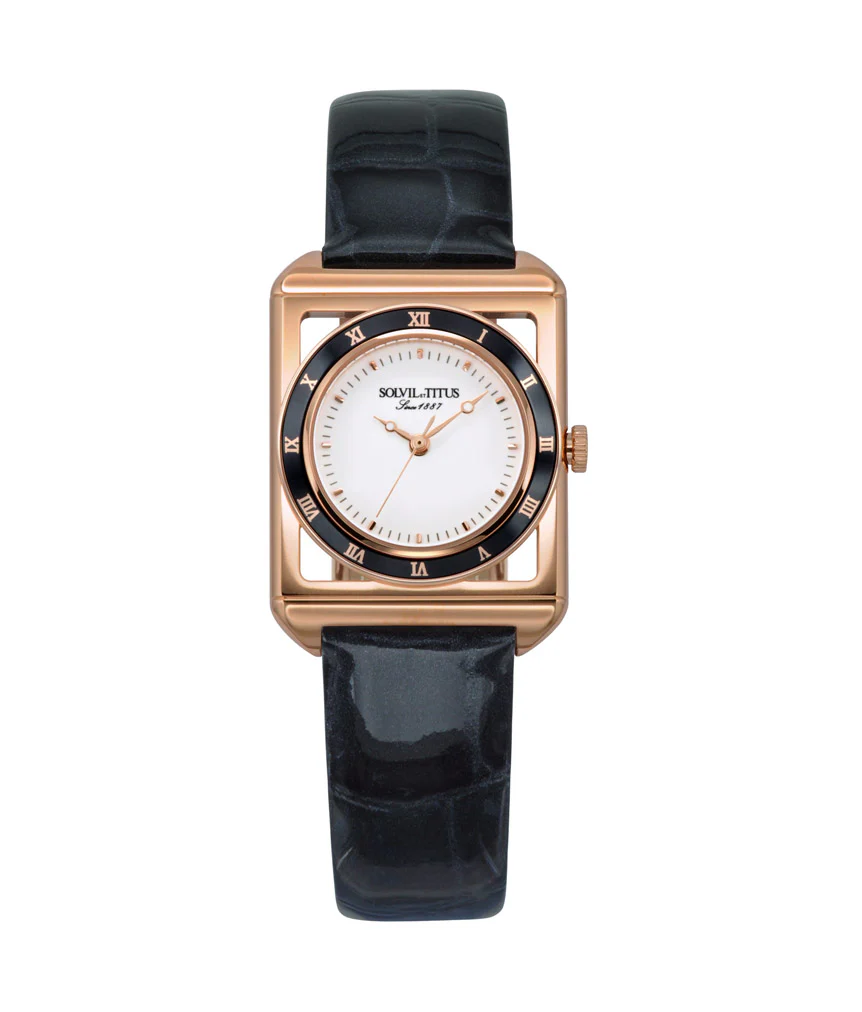 The Letter 3 Hands Quartz Leather Watch (W06-03266-002)
