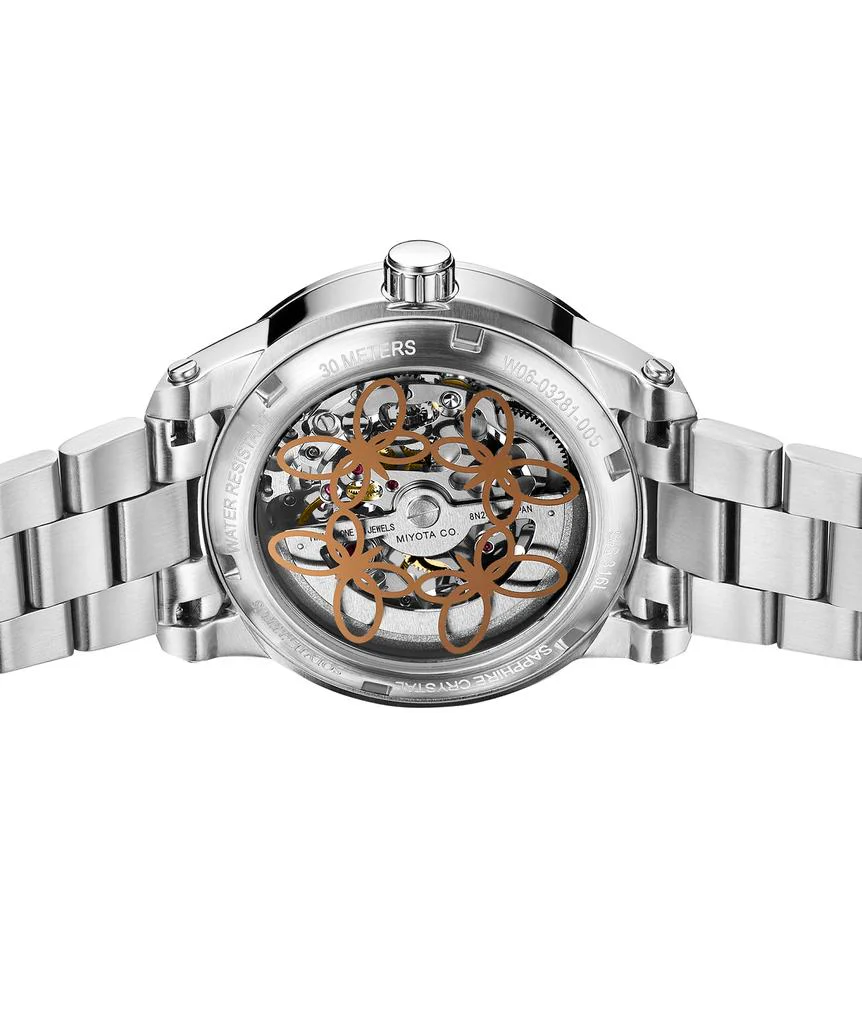 Aspira 3 Hands Mechanical Skeleton Stainless Steel Watch (W06-03281-005) - Image 3