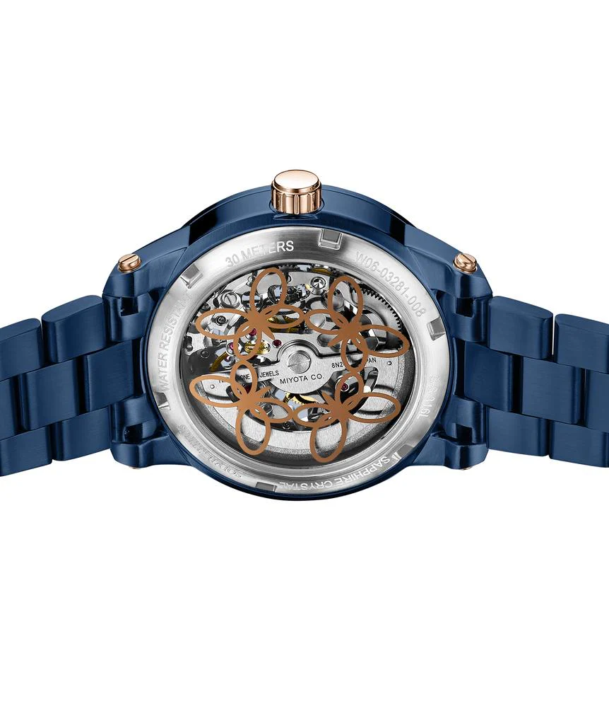 Aspira 3 Hands Mechanical Skeleton Stainless Steel Watch (W06-03281-008) - Image 3