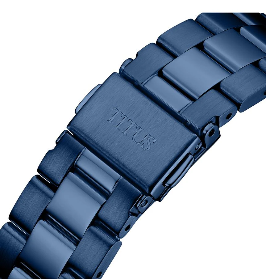 Aspira 3 Hands Mechanical Skeleton Stainless Steel Watch (W06-03281-008) - Image 4