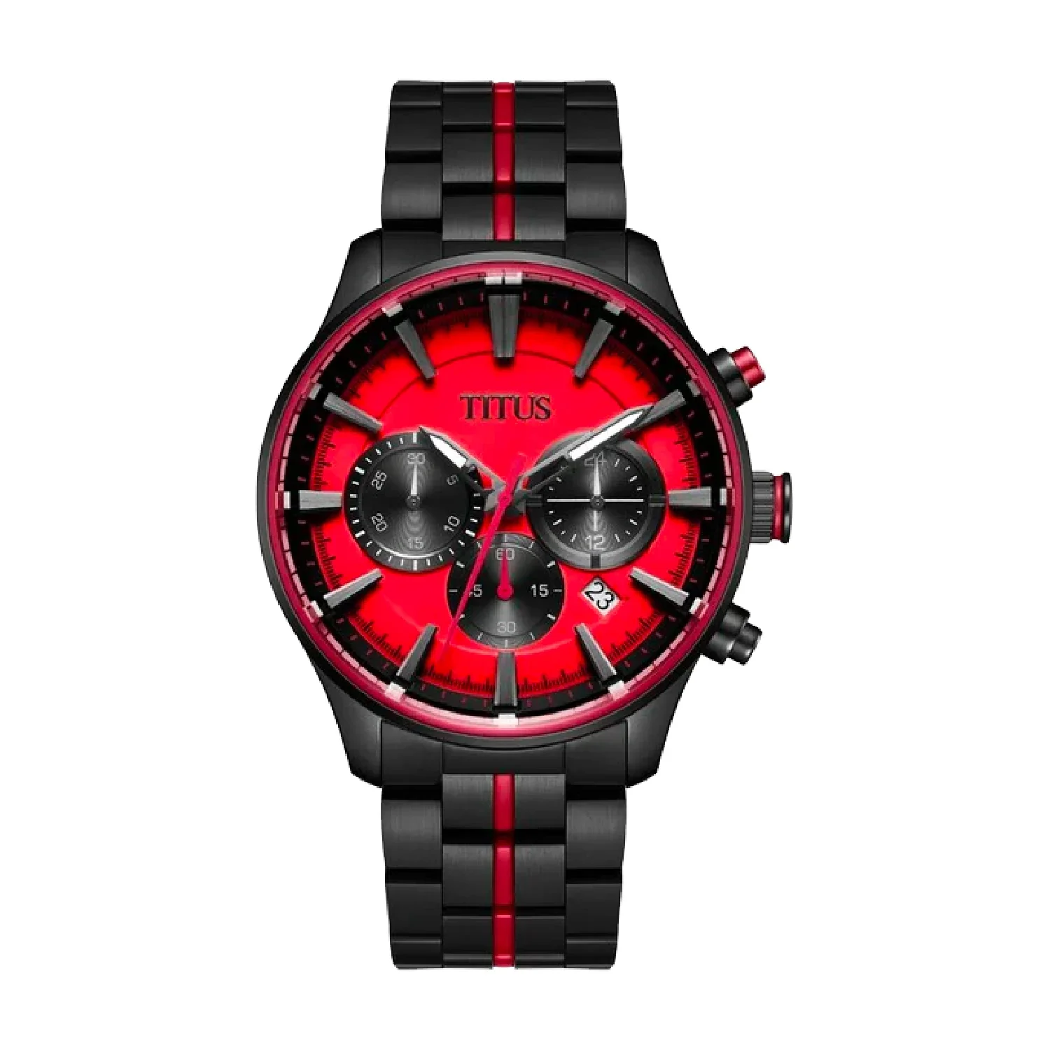 Saber Chronograph Quartz Stainless Steel Watch (W06-03282-005)