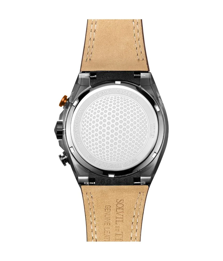 Modernist Chronograph Quartz Leather Watch (W06-03285-006) - Image 3