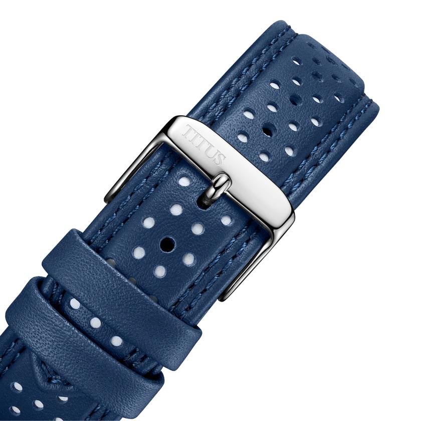 Modernist Chronograph Quartz Leather Watch (W06-03285-008) - Image 4
