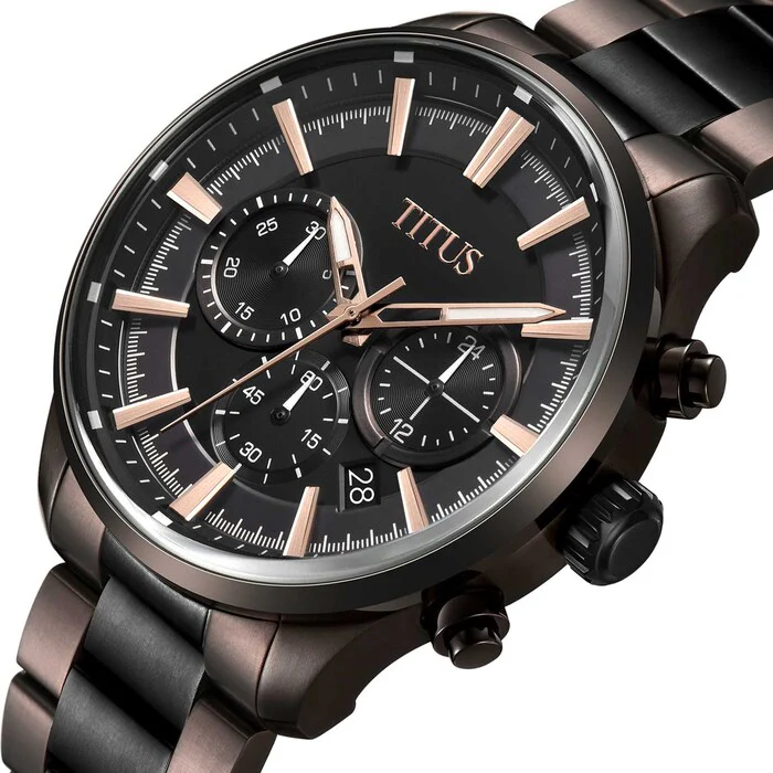 Saber Chronograph Quartz Stainless Steel Watch W06-03286-009 - Image 2