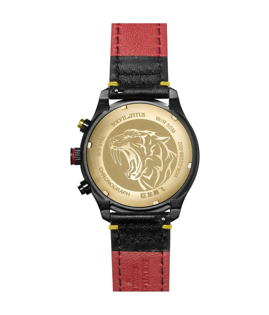 Saber Chronograph Quartz Leather Watch W06-03288-002 - Image 3