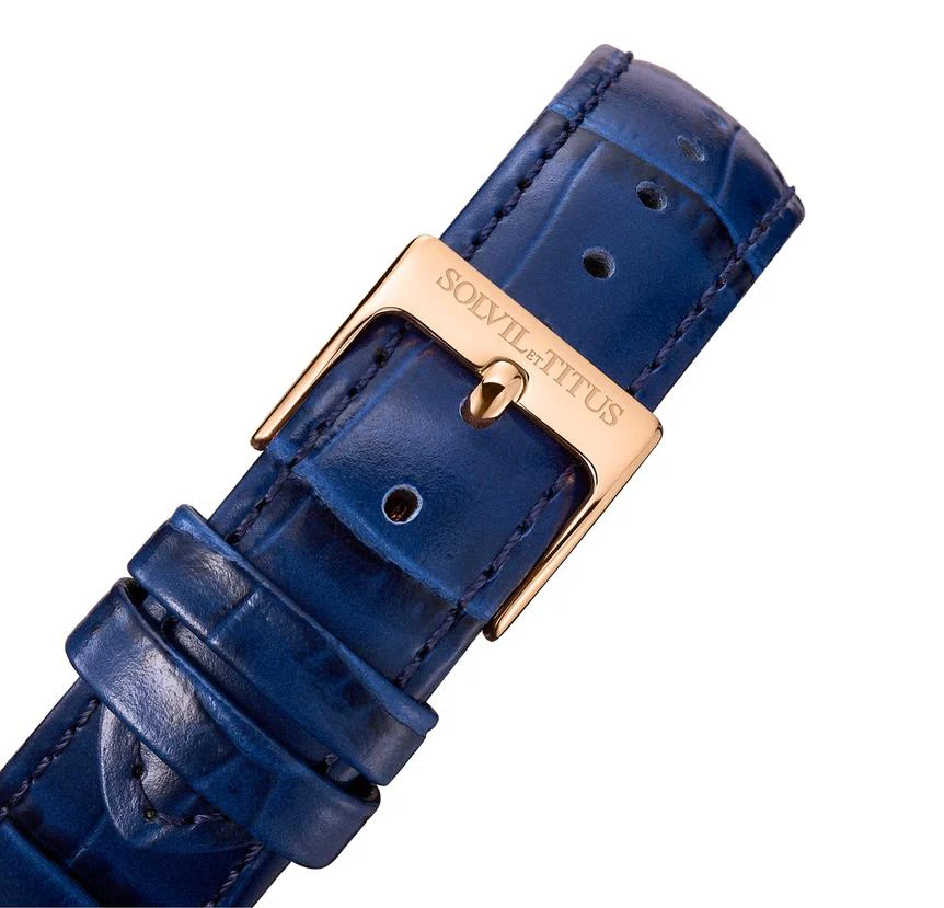 The Letter 3 Hands Quartz Leather Watch (W06-03302-002) - Image 4