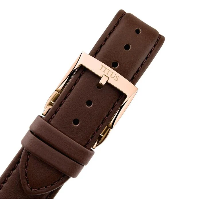 Enlight 3 Hands Mechanical Skeleton Leather Watch (W06-03305-005) - Image 4