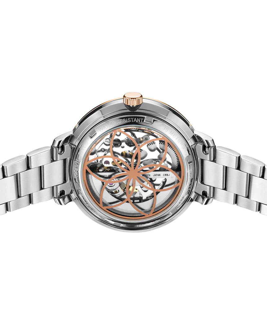 Enlight 3 Hands Mechanical Skeleton Stainless Steel Watch (W06-03306-002) - Image 3