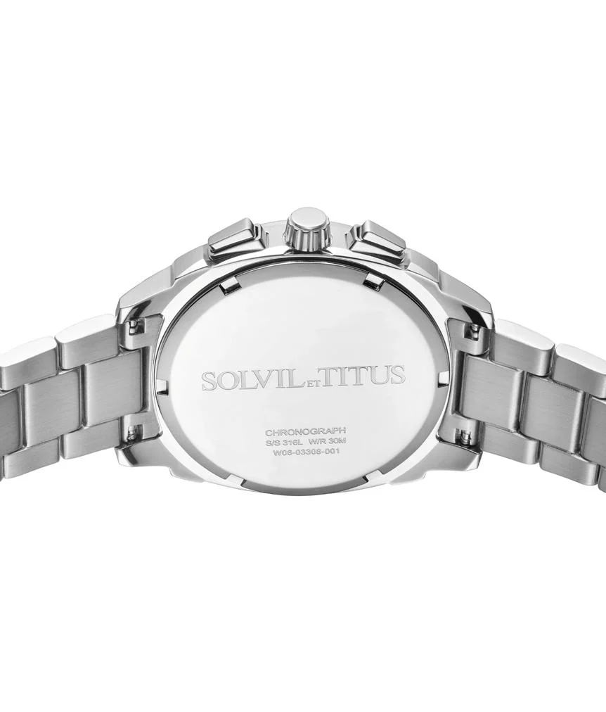 Modernist Chronograph Quartz Stainless Steel Watch (W06-03308-001) - Image 3