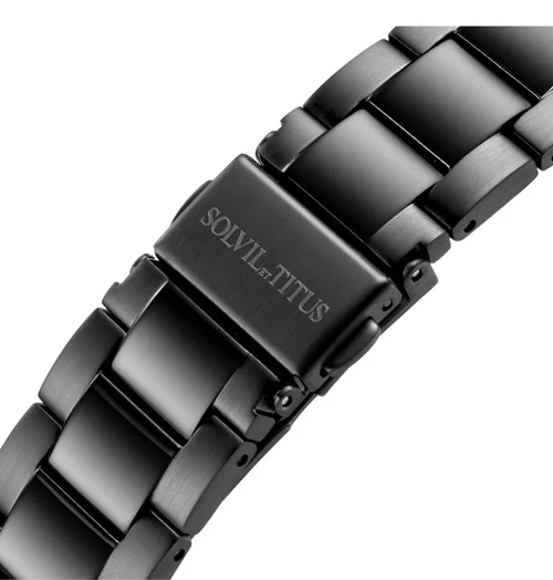 Modernist Chronograph Quartz Stainless Steel Watch (W06-03308-003) - Image 4
