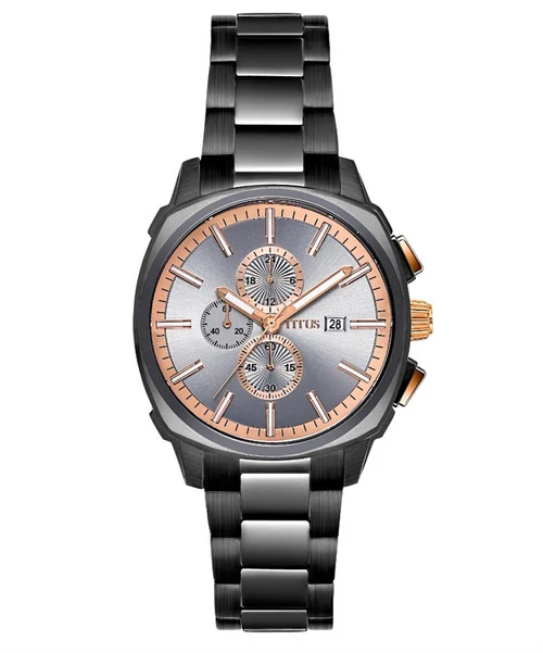 Modernist Chronograph Quartz Stainless Steel Watch (W06-03308-005)