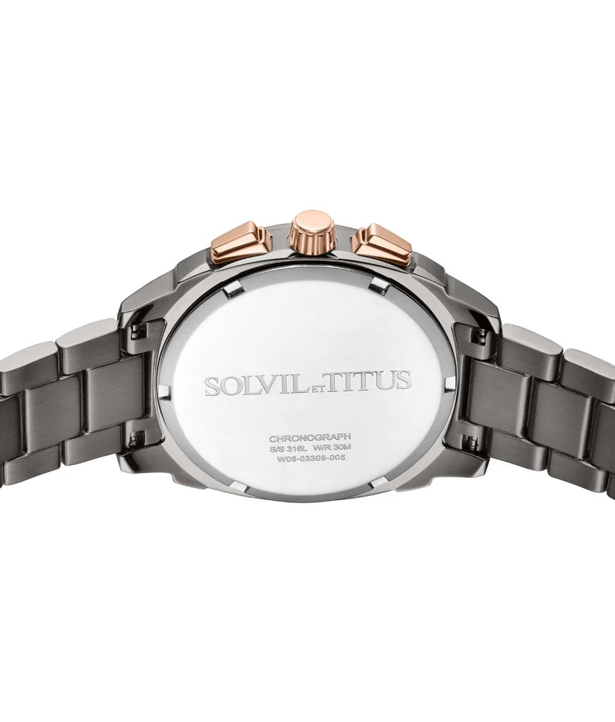 Modernist Chronograph Quartz Stainless Steel Watch (W06-03308-005) - Image 3