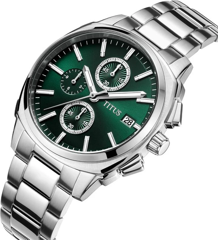 Modernist Chronograph Quartz Stainless Steel Watch W06-03308-010 - Image 2