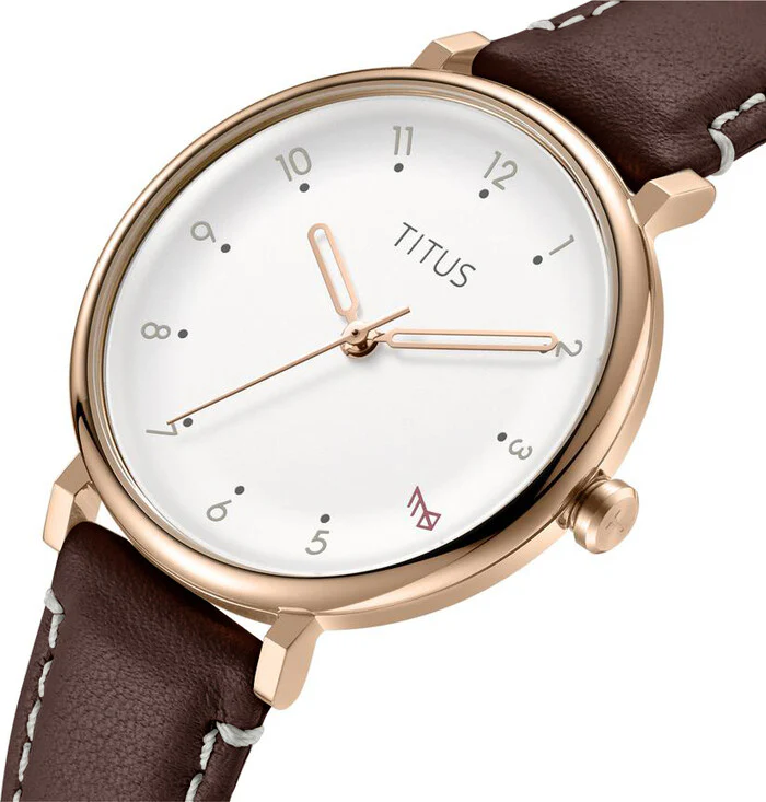 Nordic Tale 3 Hands Quartz Leather Watch (W06-03319-008) - Image 2