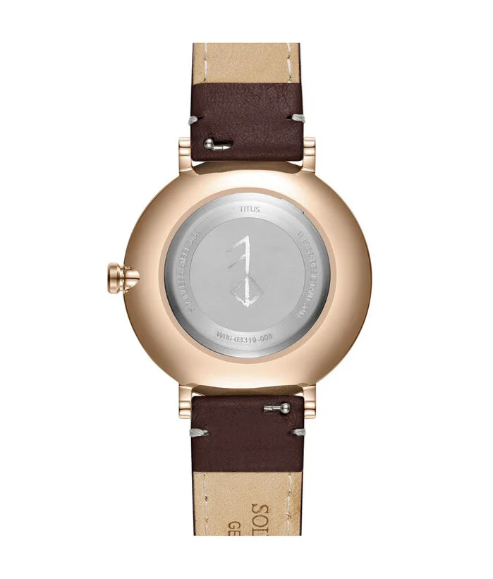 Nordic Tale 3 Hands Quartz Leather Watch (W06-03319-008) - Image 3