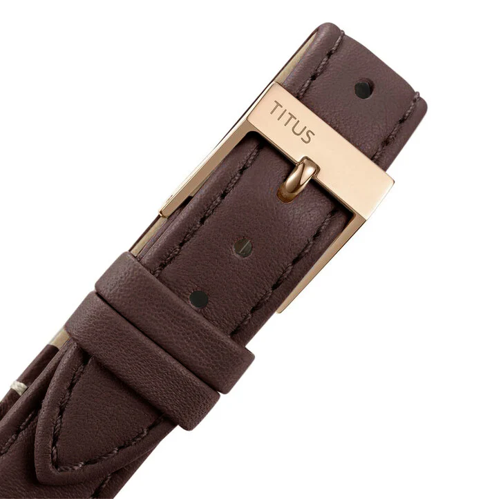 Nordic Tale 3 Hands Quartz Leather Watch (W06-03319-008) - Image 4