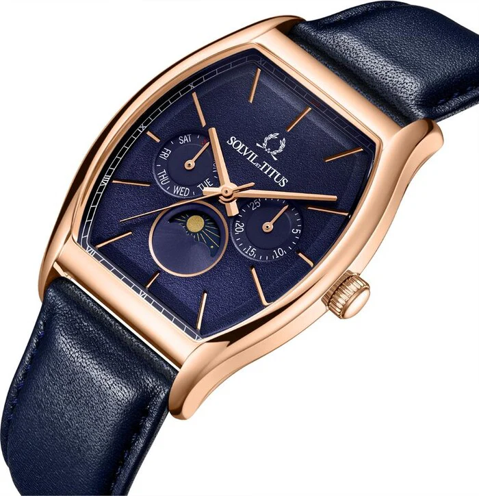 Barista Multi-Function with Day Night Indicator Quartz Leather Watch (W06-03323-003) - Image 2