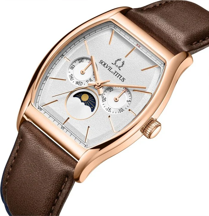 Barista Multi-Function with Day Night Indicator Quartz Leather Watch (W06-03323-004) - Image 2