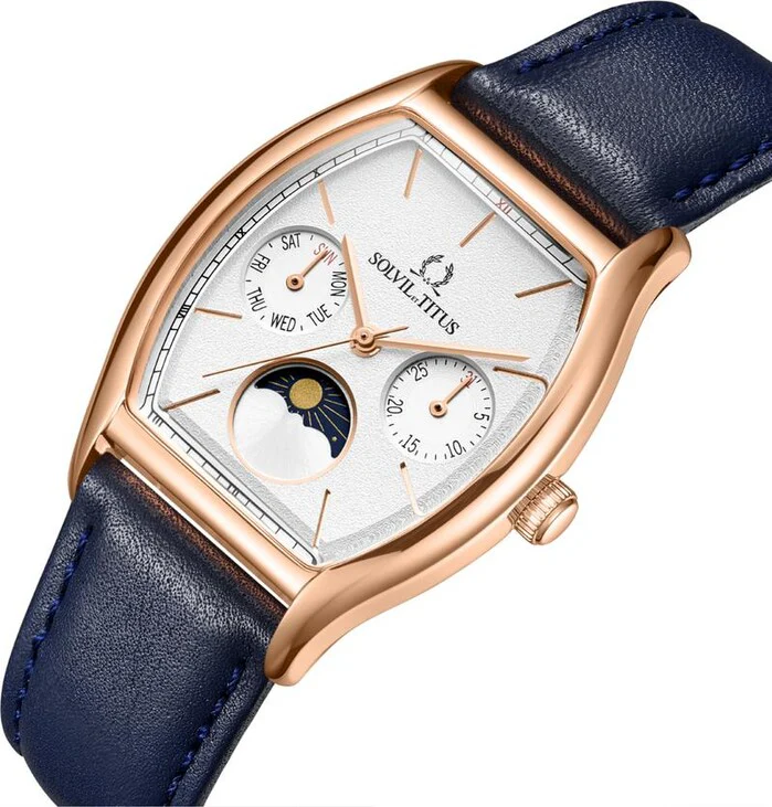 Barista Multi-Function with Day Night Indicator Quartz Leather Watch (W06-03324-003) - Image 2
