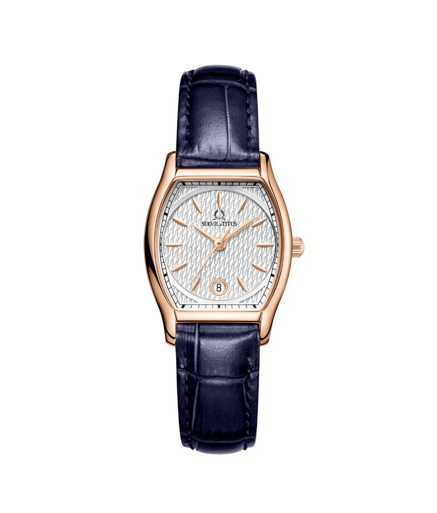 Barista 3 Hands Date Quartz Leather Watch (W06-03326-004)
