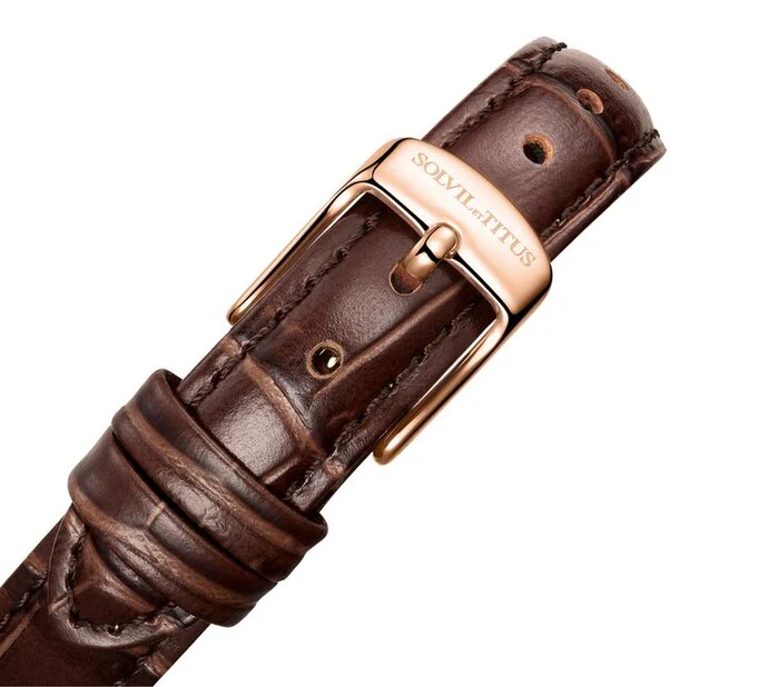 Barista 3 Hands Date Quartz Leather Watch (W06-03326-005) - Image 4