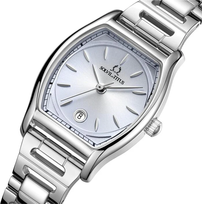 Barista 3 Hands Date Quartz Stainless Steel Watch (W06-03326-006) - Image 2