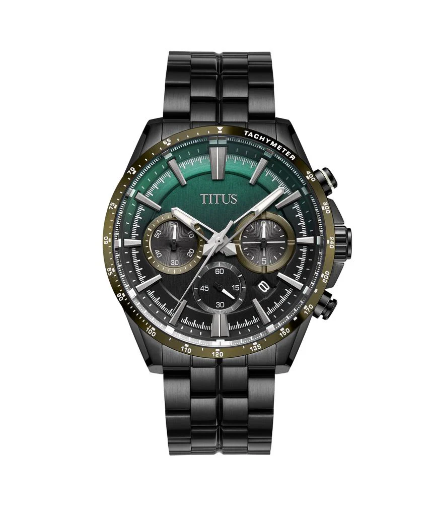 Saber Chronograph Quartz Stainless Steel Watch (W06-03327-003)