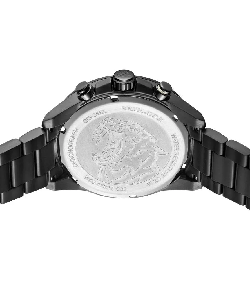 Saber Chronograph Quartz Stainless Steel Watch (W06-03327-003) - Image 3