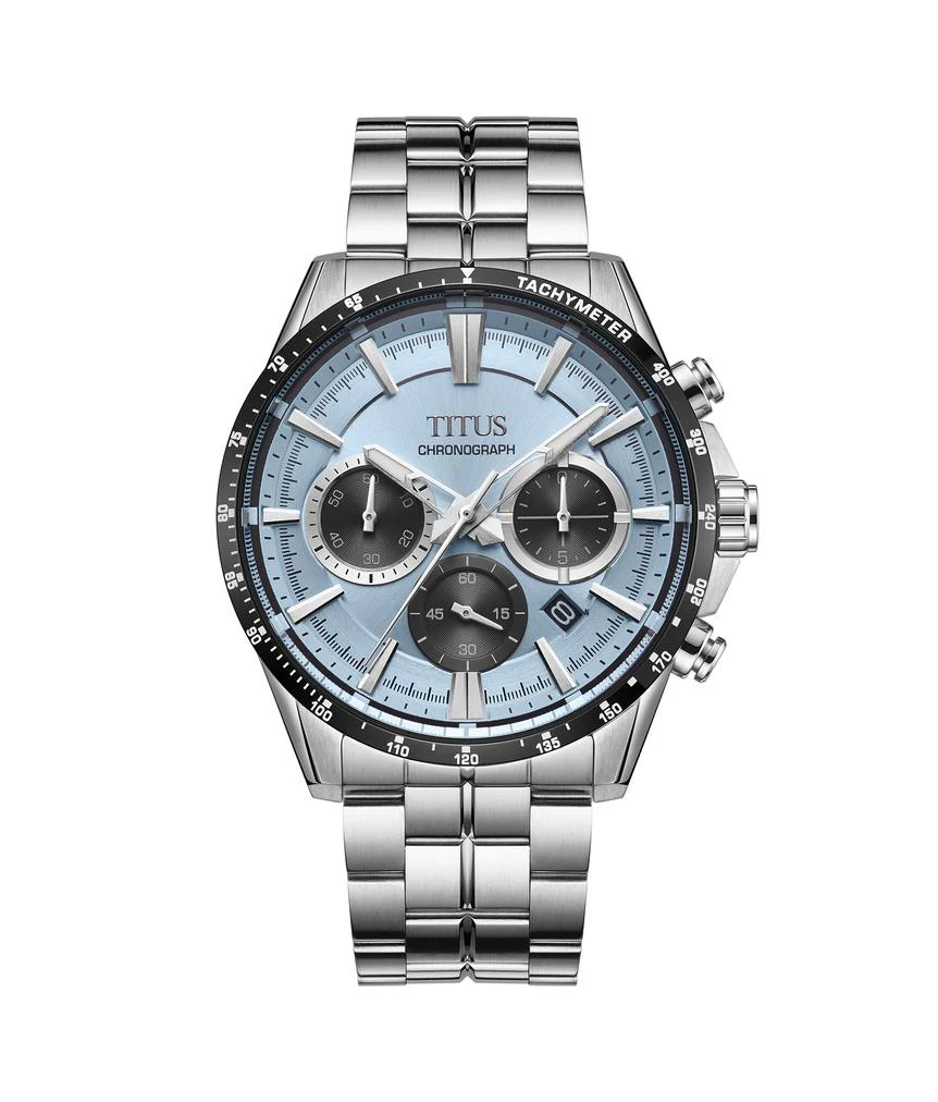 Saber Chronograph Quartz Stainless Steel Watch (W06-03337-003)