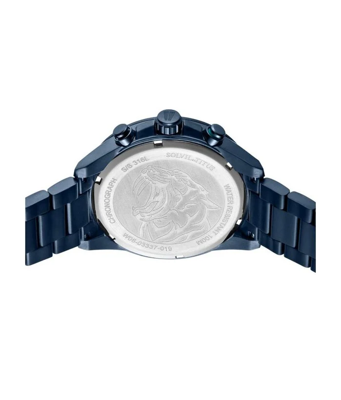 Saber Chronograph Quartz Stainless Steel Watch (W06-03337-019) - Image 3