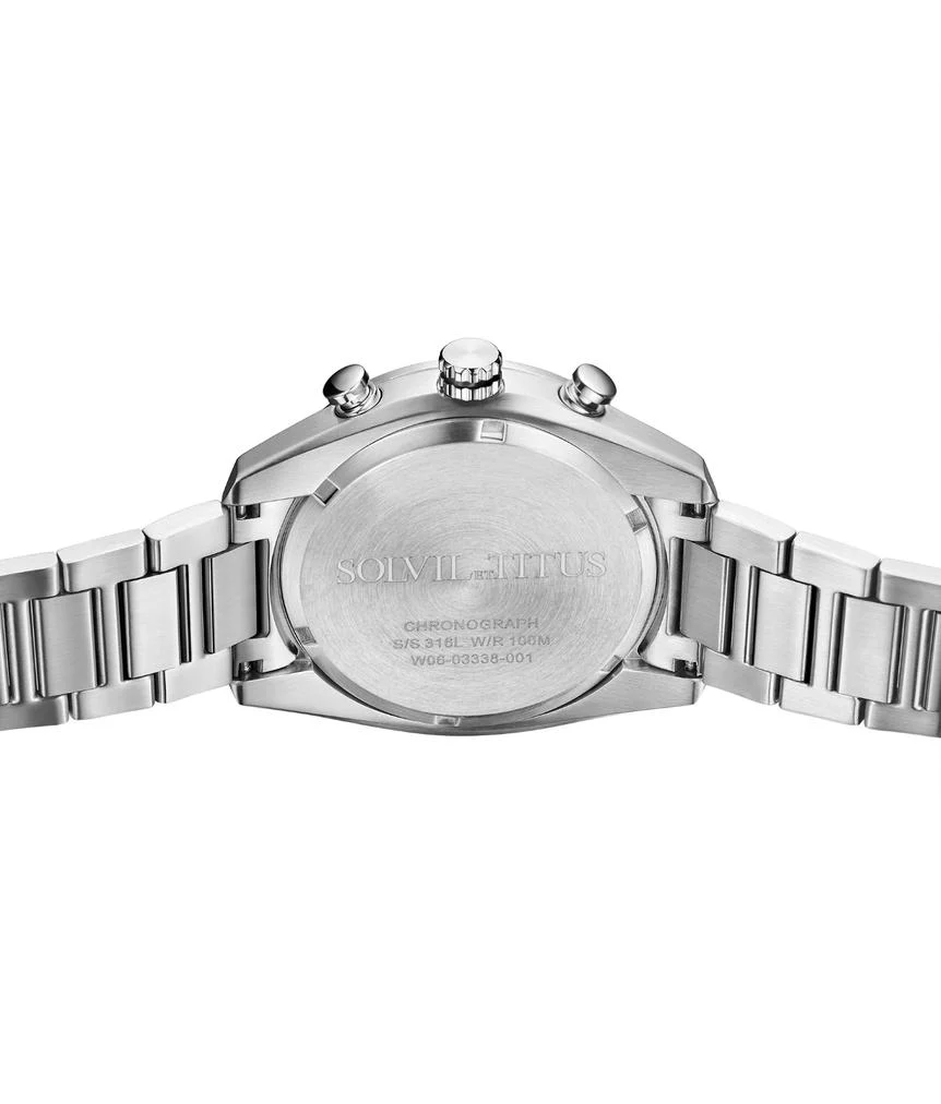 Modernist Chronograph Quartz Stainless Steel Watch (W06-03338-001) - Image 3