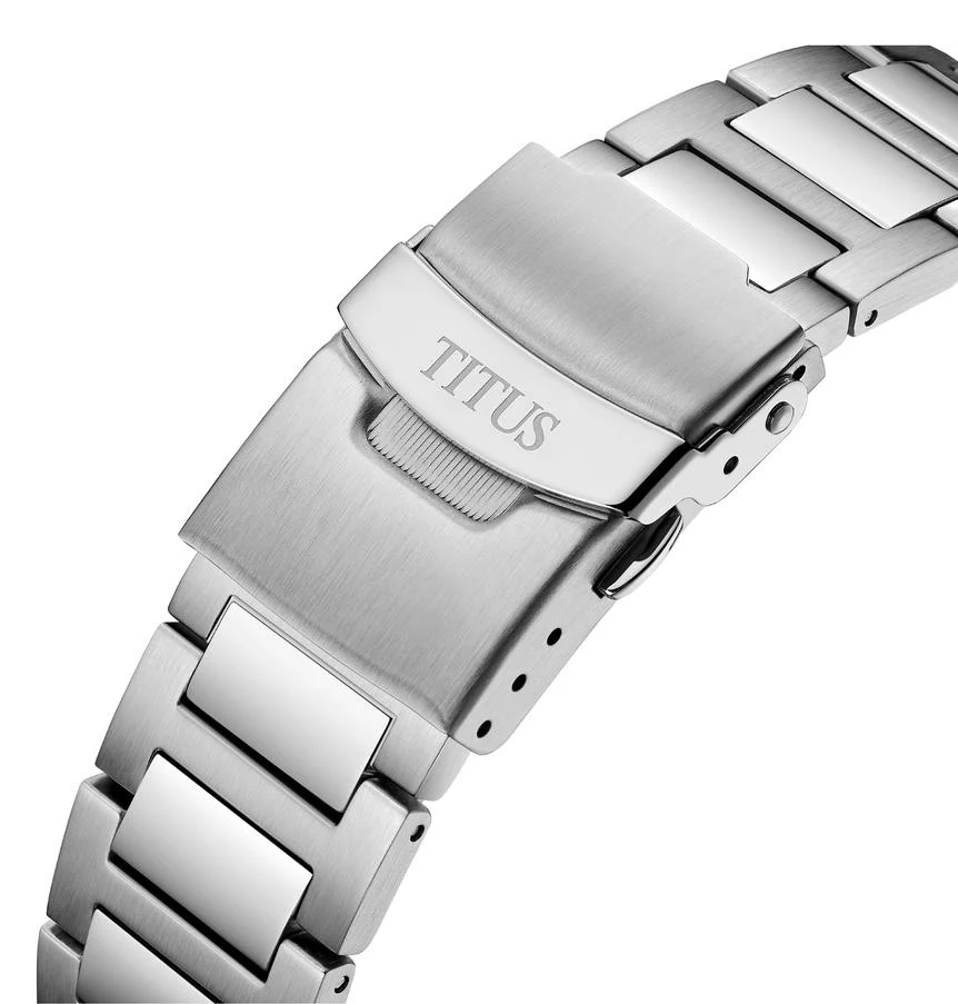 Modernist Chronograph Quartz Stainless Steel Watch (W06-03338-006) - Image 4