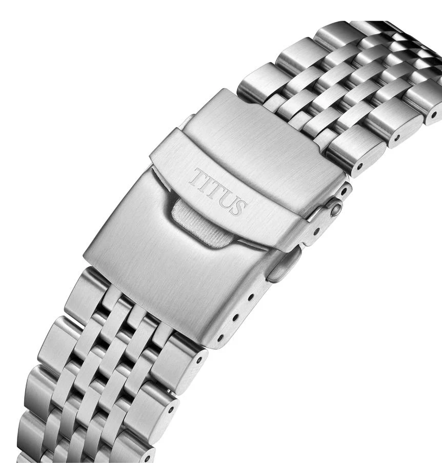 Fort 3 Hands Date Mechanical Stainless Steel Watch  W06-03340-003 - Image 4