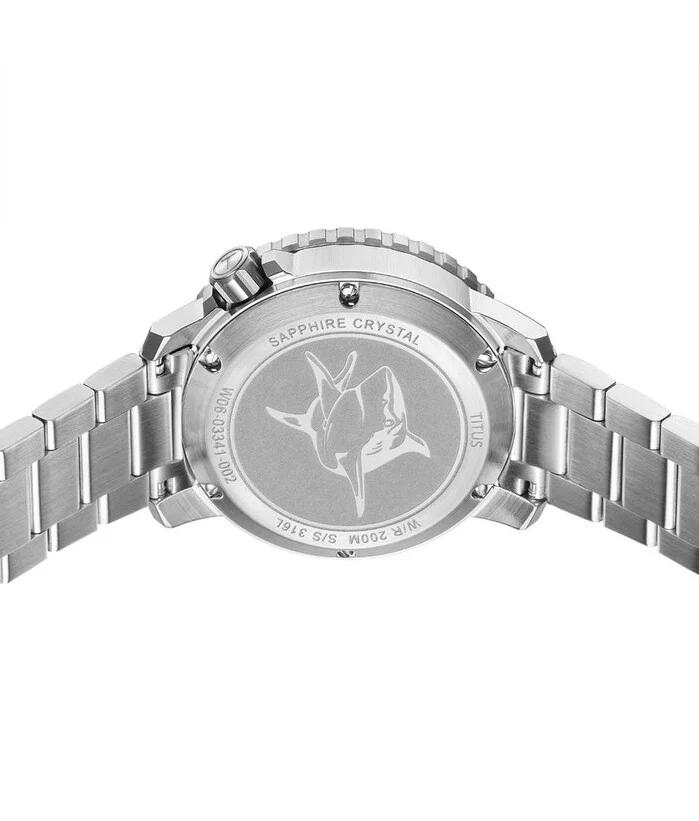 The Cape 3 Hands Date Automatic Stainless Steel Watch (W06-03341-002) - Image 3
